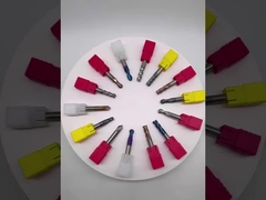 Korte fluitjes extra lang eind Molens Hoek Radius Eind Molen Naco4 Gecoat Carbide Eindmolen 5mm