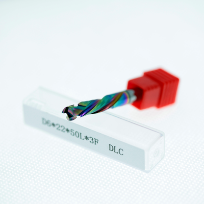 Massief hardmetalen 3-snijder compressie-frees Houtfrees Bit met DLC-coating voor houtbewerking