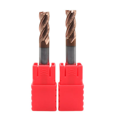 Goede prijs 6 mm Dia 6*25*6*75 TiAISiN Gecoat 4 Vlakke fluitten Carbide Vierkante Eindmolen Voor Koolstofstaal online