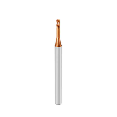 Goede prijs HRC55 1mm Solid Carbide End Mill 2 Fluten Langhals Korte Fluten Vierkante Eind Mill online