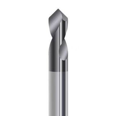 Goede prijs HRC45 2 Fluiten AITiN NC Spotting Drill Bit Precision Machining Solid Carbide Drill Bit online