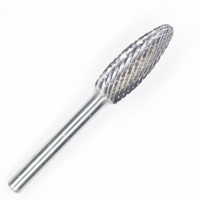 SH-5 Vlamvormige wolfraamcarbide draaiband met 1/4 'Schaak voor die grindersborrel