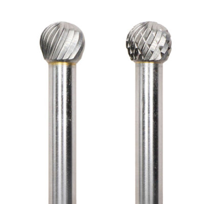 Goede prijs 3mm SD Ball Shape Carbide Burrs Single Cut Carbide Rotary Burr Op 3mm Shank online