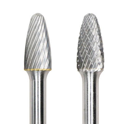Goede prijs SF Boomvorm Radius Eind Eenvoudig Gesneden Wolframcarbide Burr Met 6mm Schank online