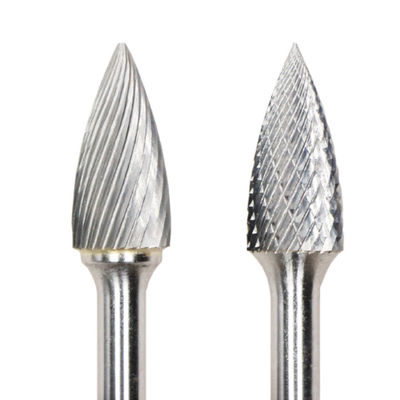 Goede prijs 12 mm Dia SG Tree Point End Double Cut Carbide Burr 6 mm Shank Carbide Burrs voor die grinder online