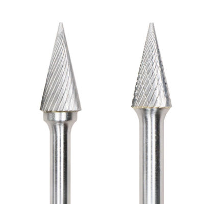 Goede prijs M-type 6mm*13mm wolfraamcarbide borrel kegelpuntig eindtype met 6mm staaf online