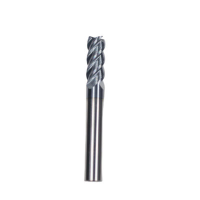 Goede prijs HRC60 AITiN Gecoate Carbide End Mill Voor staal, hard staal, ijzercarbide hoek Radius Mill Cutter online