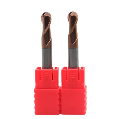Goede prijs 3 mm Dia R1.5*3*6*3*50 2Fluiten TiAISiN Carbide Ball Neus End Mill Voor koolstofstaal legering staal gietijzer online