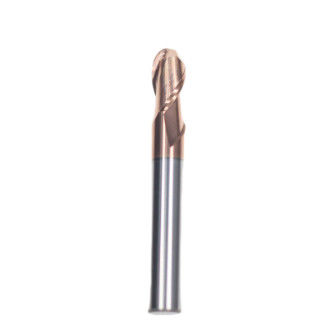 Goede prijs 8 mm Dia R4*8*16*8*100L 2Fluten TiAISiN Carbide Ball Neus End Mill Voor koolstofstaal legering staal gietijzer online