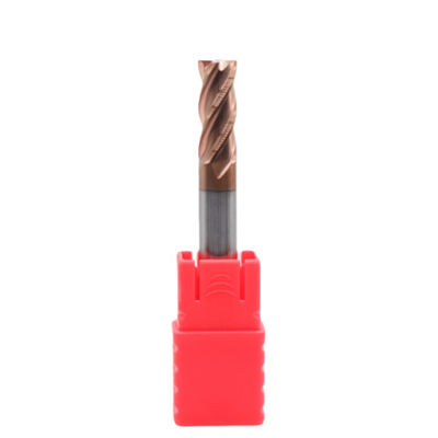 Goede prijs 4mm Dia 4*10*4*50 TiAISiN Gecoat 4 Vlakke fluitten Carbide Vierkante Eindmolen Voor Koolstofstaal online