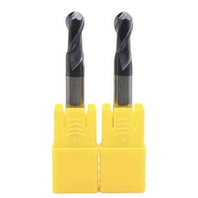 Goede prijs Koolstofstaal legering staal roestvrij staal gietijzer ruwe bewerking 5mm R2.5*5*10*5*50 2 Fluitten Ball End Mill AITiN gecoat online