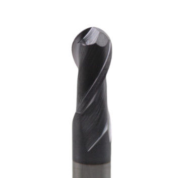 Goede prijs 16 mm 2 Fluiten Ball End Mill R8*16*32*16*100 2 Fluiten Ball End Mill AITiN Gecoat voor koolstofstaal, legeringsstaal, roestvrij staal, gietijzer online