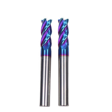 Goede prijs 12 mm Dia 12*45*12*100L-4F Flat End Mill TiAISiNX Square End Mill Voor staal en gietijzer online