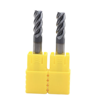 Goede prijs 16 mm Dia 16*45*16*100 AITiN Zwart Nano Coating 4 Flute Carbide Square End Mill Voor staal gietijzer online
