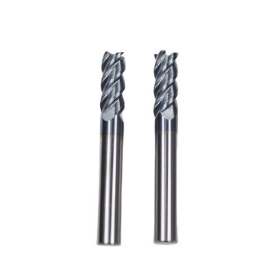 Goede prijs 20 mm Dia 20*45*20*100 AITiN Zwart Nano Coating 4 Flute Carbide Square End Mill Voor staal gietijzer online