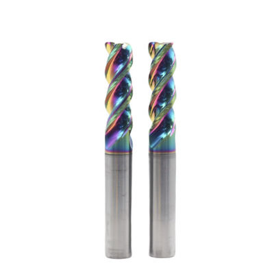 Goede prijs 10C0.5*75 3Fluten DLC coating High Efficiency Solid Carbide Dynamic End Mill voor aluminium geïntegreerd ruwmaken en precisiebewerking online