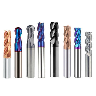 Goede prijs Wolfraamcarbide eindfabriek voor aluminium, staal, koolstofstaal, gelegeerd staal, roestvrij staal, gietijzer online