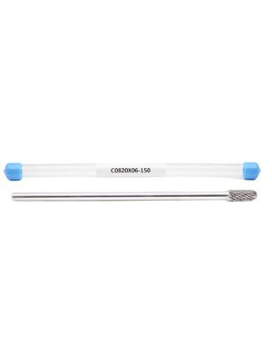 Goede prijs C0820-150mm Uitgebreide 6mm schakel wolfraamcarbide boren Standaard dubbel gesneden carbide boren online