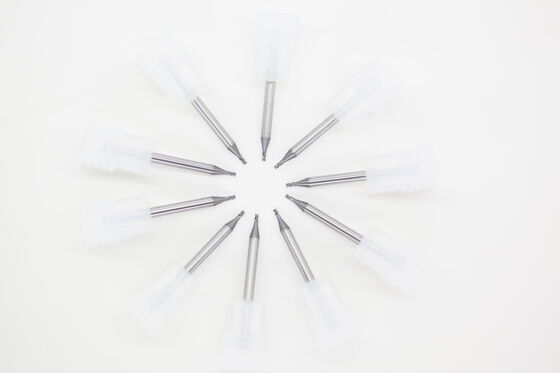 Goede prijs 0,047" 3 fluiten variabele helix micro-diameter frezen voor aluminiumlegeringen, koperlegering PVD-coating online