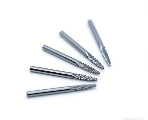 Goede prijs Solide hardmetalen roterende braam SF-43, 1/8 inch diameter, boomvorm met puntig uiteinde, dubbel gesneden voor staal online