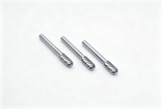 Goede prijs 9.5mm Dia Customized Cylindrical Radius Carbide Burrs Met 6mm Shank Standard Double Cut online
